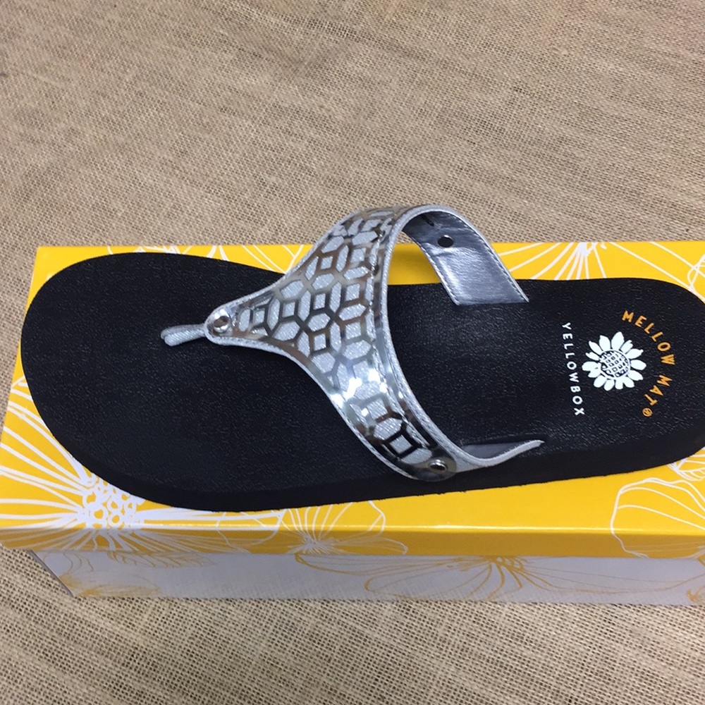 Yellowbox Haywire flip flop silver